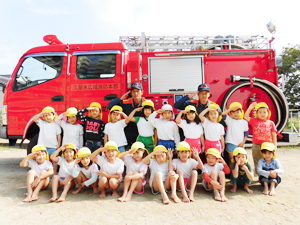 【消防訓練】保育園に消防車がやってきた！