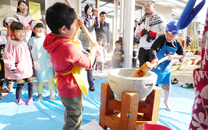 1月16日 餅つき